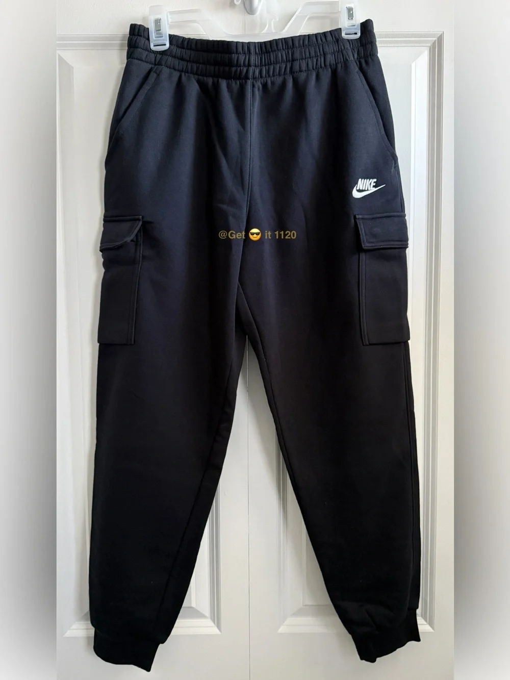 Nike Sportswear Club Fleece Big Kids' Cargo Pants FD3012-010 Black Size XL Youth